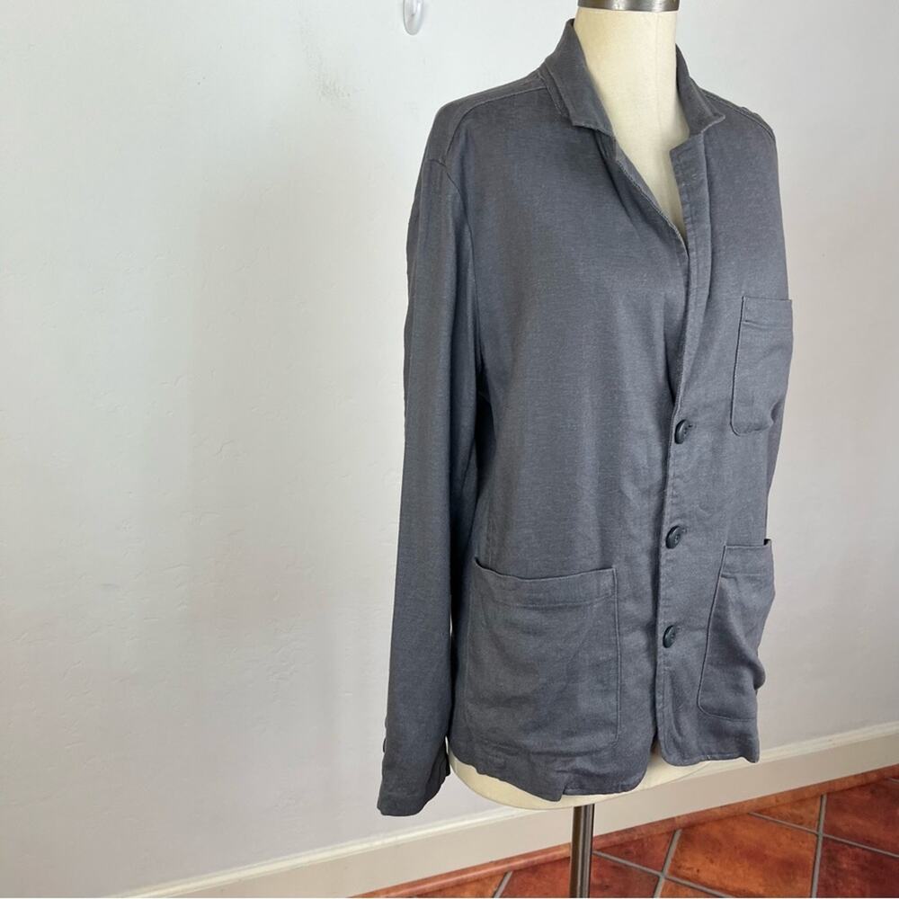 Bridge & Burn Grey Button Front Blazer Jacket Med… - image 2